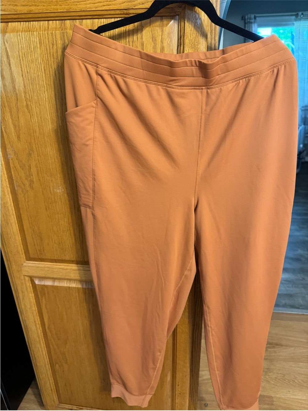 Fabletics Rust Orange Active Leggings